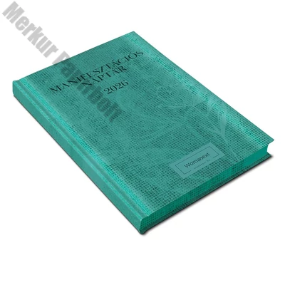 Határidőnapló REALSYSTEM Womanext A/5 heti fehér lapos Fiji Fever 2026.