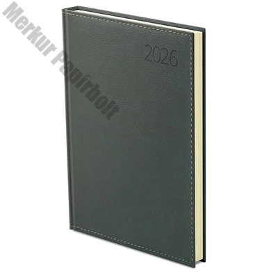 Határidőnapló TOPTIMER Business B021 A/5 napi sárga lapos zöld 2026.