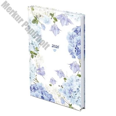 Határidőnapló TOPTIMER Joy J011 B/5 heti fehér lapos Uv lakk Hortenzia 2026.