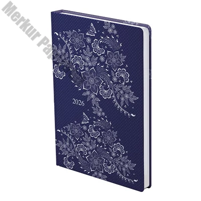 Határidőnapló TOPTIMER Joy J012 B/6 heti fehér lapos Budapest Metalizált ezüst 2026.