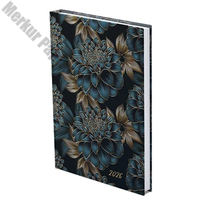 Határidőnapló TOPTIMER Joy J012 B/6 heti fehér lapos Dália Metalizált arany 2026.