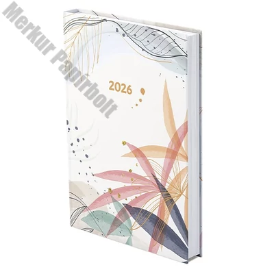Határidőnapló TOPTIMER Joy J022 B/6 napi fehér lapos Modern metál 2026.