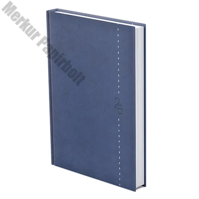 Határidőnapló TOPTIMER Linea L021 A/5 napi álló fehér lapos kék 2026.