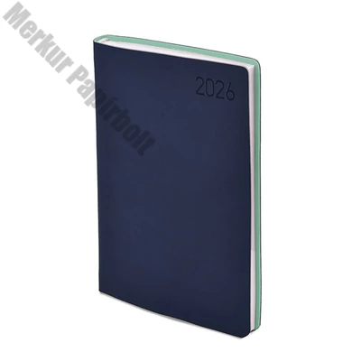 Határidőnapló TOPTIMER Madeira M021 A/5 napi fehér lapos kék-türkiz 2026.