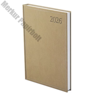 Határidőnapló TOPTIMER Traditional T011 B/5 heti fehér lapos bézs 2026.