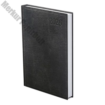 Határidőnapló TOPTIMER Traditional T021 A/5 napi fehér lapos fekete 2026.