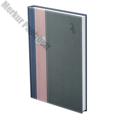 Határidőnapló TOPTIMER Vario V011 B/5 heti fehér lapos kék-rózsaszín-szürke 2026.