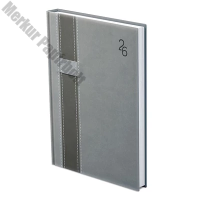 Határidőnapló TOPTIMER Vario V012 B/6 heti fehér lapos szürke-sötétszürke 2026.