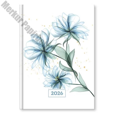 Határidőnapló VECTRALINE Mystic Blue secret A/5 heti fehér lapos 2026.