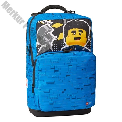 Hátizsák szett LEGO City Johansen 2 részes tornazsákkal kék