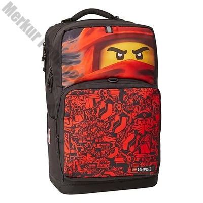 Hátizsák szett LEGO Ninjago Mortensen 2 részes tornazsákkal piros