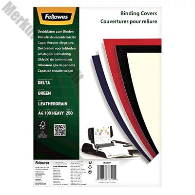 Hátlap FELLOWES Delta A/4 250 g matt zöld 100/csom