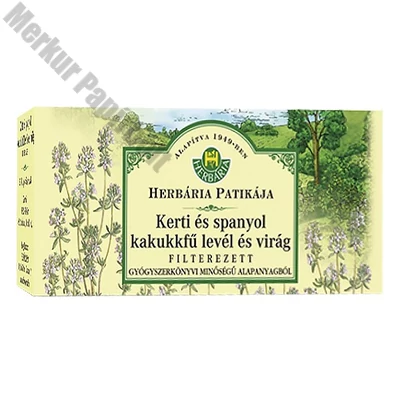Herbatea HERBÁRIA kerti és spanyol kakukkfű levél 25x1 g