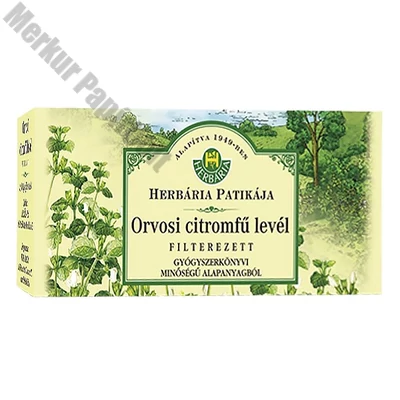 Herbatea HERBÁRIA orvosi citromfű levél 25x1 g