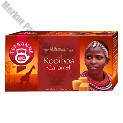 Herbatea TEEKANNE Rooibos karamell ízű 20 filter/doboz