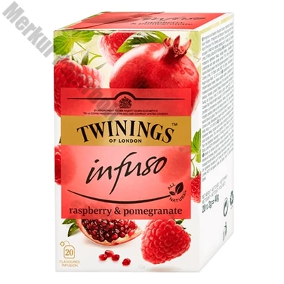 Herbatea TWININGS gránátalma és málna 20 filter/doboz