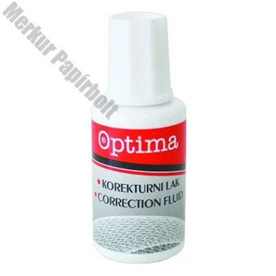 Hibajavító folyadék OPTIMA ecsetes oldószeres 20 ml