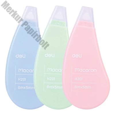 Hibajavító roller DELI Macaron 5 mm x 8 m pasztell