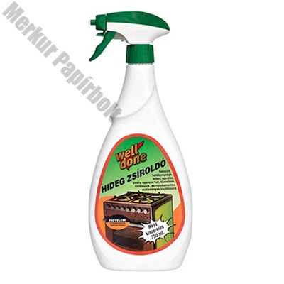 Hideg zsíroldó WELL DONE szórófejes 750ml