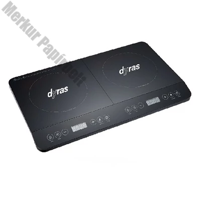 Indukciós főzőlap DYRAS IC-002B 2 lapos 2000W + 1500W fekete