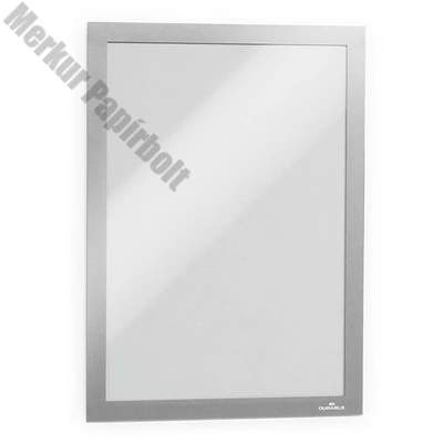 Infokeret DURABLE Duraframe A/4 sima felületre mágneses ezüst 2 darabos