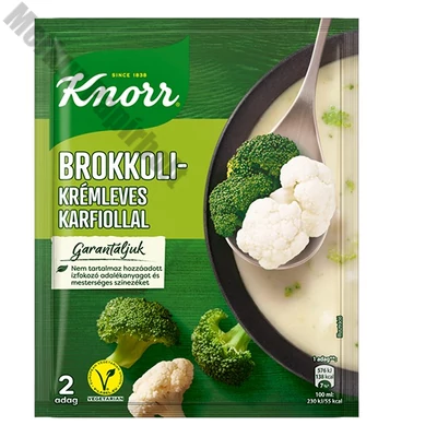 Instant KNORR Brokkolikrémleves karfiollal 51 g