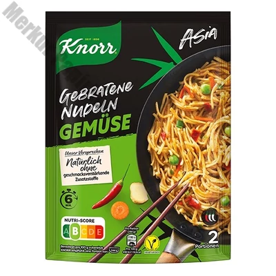 Instant KNORR Spaghetteria Ázsiai pirított tészta pikáns-zöldséges ízesítéssel 125 g