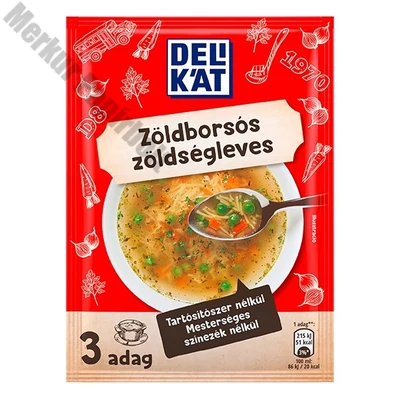 Instant leves DELIKÁT Zöldborsós zöldségleves 47 g