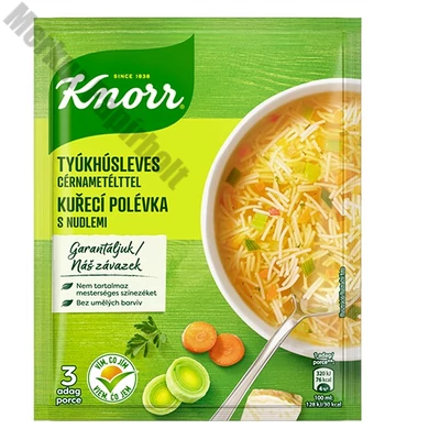 Instant tésztás leves KNORR Tyúkhúsleves cérnametélttel 69 g