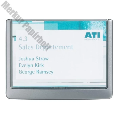 Irányítótábla DURABLE Click Sign 149x105,5 mm grafit