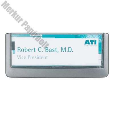 Irányítótábla DURABLE Click Sign 149x52,5 mm grafit
