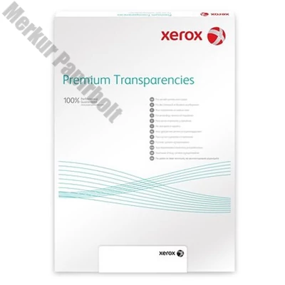 Írásvetítő fólia XEROX A/4 fekete-fehér fénymásolóba, lézernyomtatóba, univerzális 100 íves