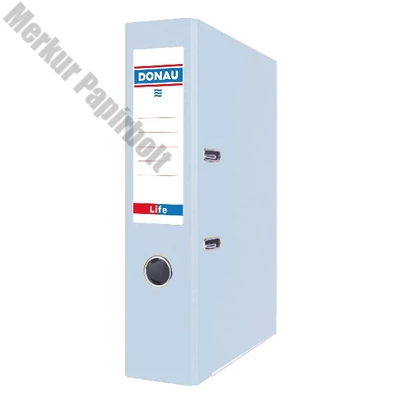 Iratrendező DONAU Life A/4 75 mm PP/karton pasztell kék