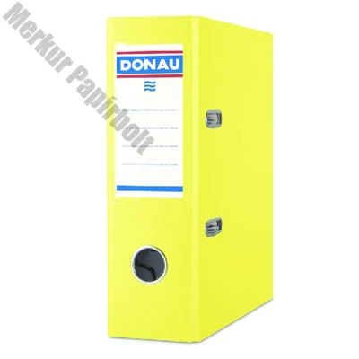 Iratrendező DONAU Master A/5 75 mm PP/karton sárga