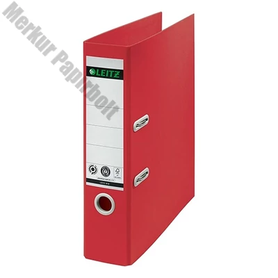 Iratrendező LEITZ Recycle A/4 80 mm 180° piros