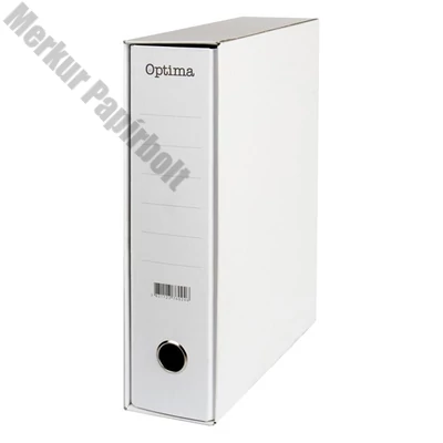 Iratrendező tokos OPTIMA A/4 80mm fehér
