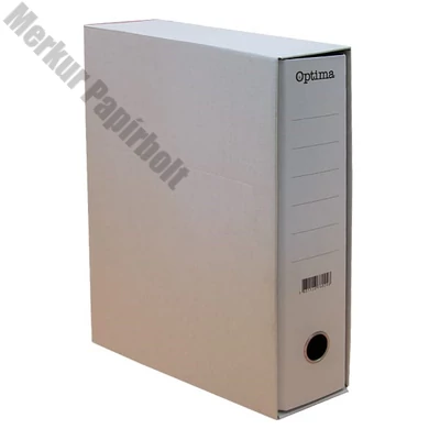 Iratrendező tokos OPTIMA A/4 80mm fehér