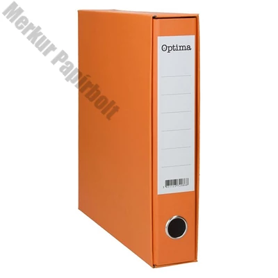 Iratrendező tokos OPTIMA A/4 50mm narancssárga