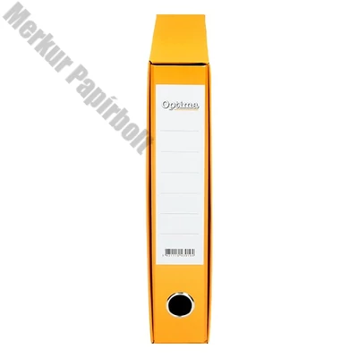 Iratrendező tokos OPTIMA A/4 50mm sárga