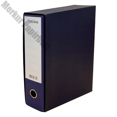 Iratrendező tokos OPTIMA A/4 80mm indigókék