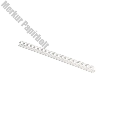 Iratspirál műanyag FELLOWES 14mm fehér műanyag spirál 81-100 lap