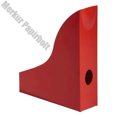 Irattartó papucs DURABLE Basic A/4 73 mm átlátszó piros