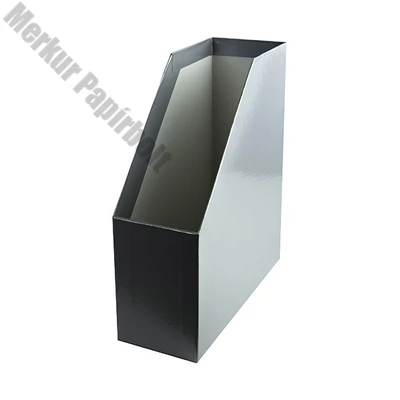 Irattartó papucs FORTUNA Elegant 90 mm karton fóliás ezüst