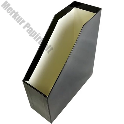 Irattartó papucs FORTUNA Elegant 90 mm karton fóliás fekete