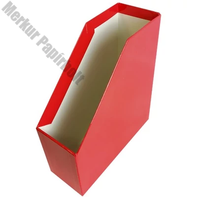 Irattartó papucs FORTUNA Elegant 90 mm karton fóliás piros