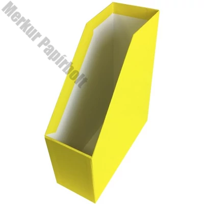 Irattartó papucs FORTUNA Elegant 90 mm karton fóliás sárga