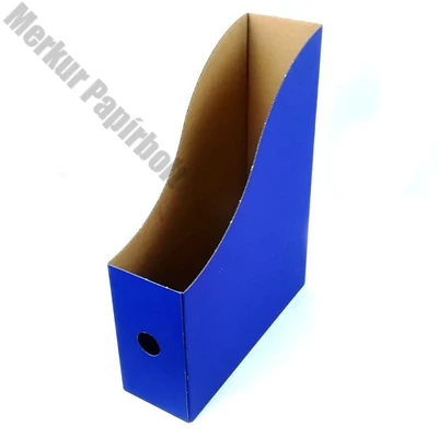 Irattartó papucs FORTUNA 80 mm karton összehajtható kék