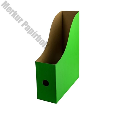 Irattartó papucs FORTUNA 80 mm karton összehajtható zöld
