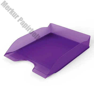 Irattartó tálca DURABLE Basic A/4 átlátszó lila