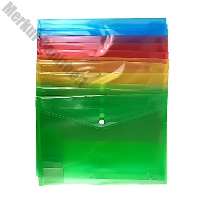 Irattasak OPTIMA A/5 patentos átlátszó színes vegyes 12 darabos